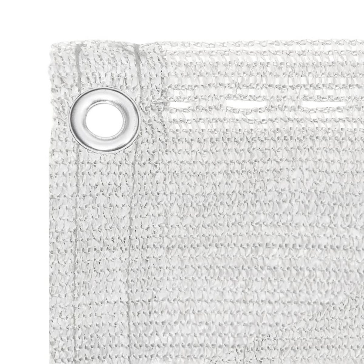 VIDAXL Ecran de balcon Blanc 120x600 cm PEHD