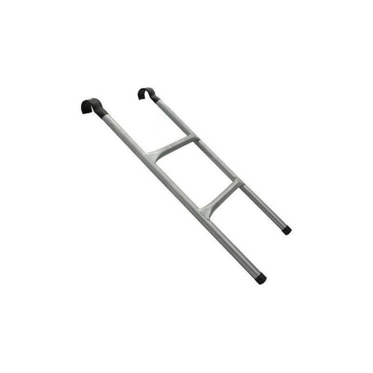 JUMP4FUN Trampoline pour enfant 12Ft ø366cm avec coussin de protection Bleu, Echelle et Filet de sécurité