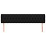 Voir la diapositive 3 : VIDAXL Tetes de lit 2 pcs Noir 100x7x78/88 cm Tissu