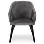 Voir la diapositive 2 : Paris Prix Lot de 20 Fauteuils en Velours  Yugnat  85cm Gris