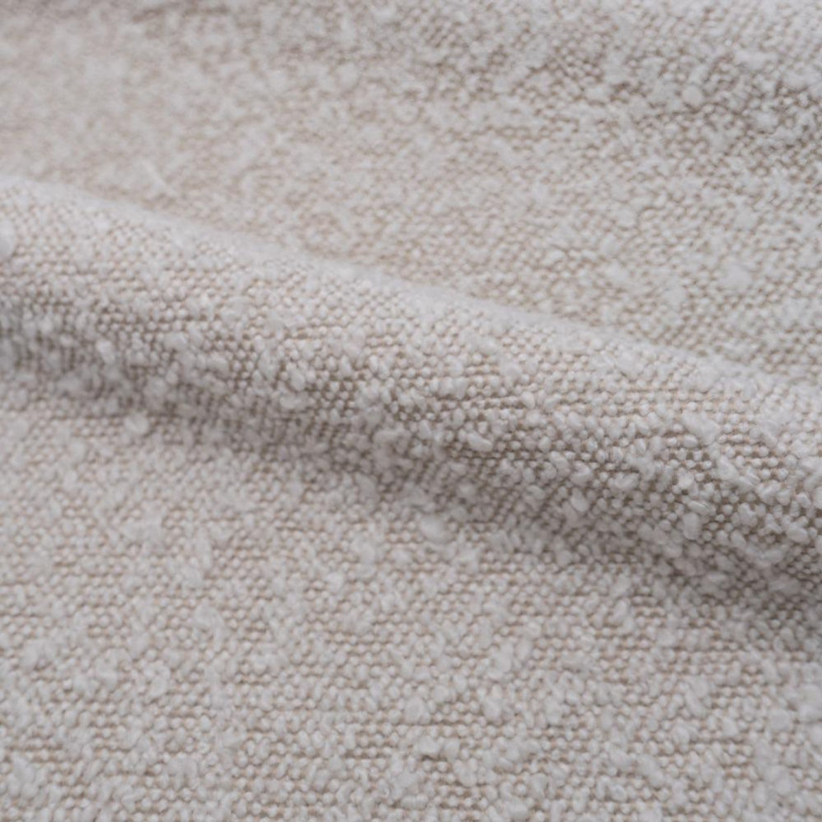 Rendez vous déco Fauteuil en tissu bouclé blanc-Ysé