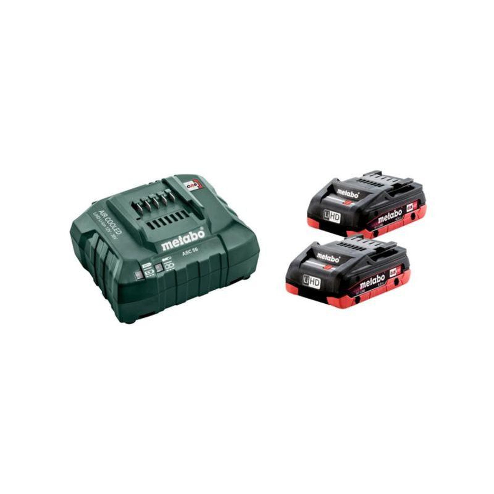 Voir la diapositive 3 : METABO SAS Tondeuse 36-18 V sans fil RM 36-18 LTX BL 36 2 x 5,2 Ah Li-Power, 2x ASC 55
