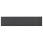 VIDAXL Tapis de couloir Anthracite 50x250 cm