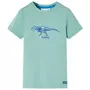 VIDAXL T-shirt pour enfants kaki clair 128