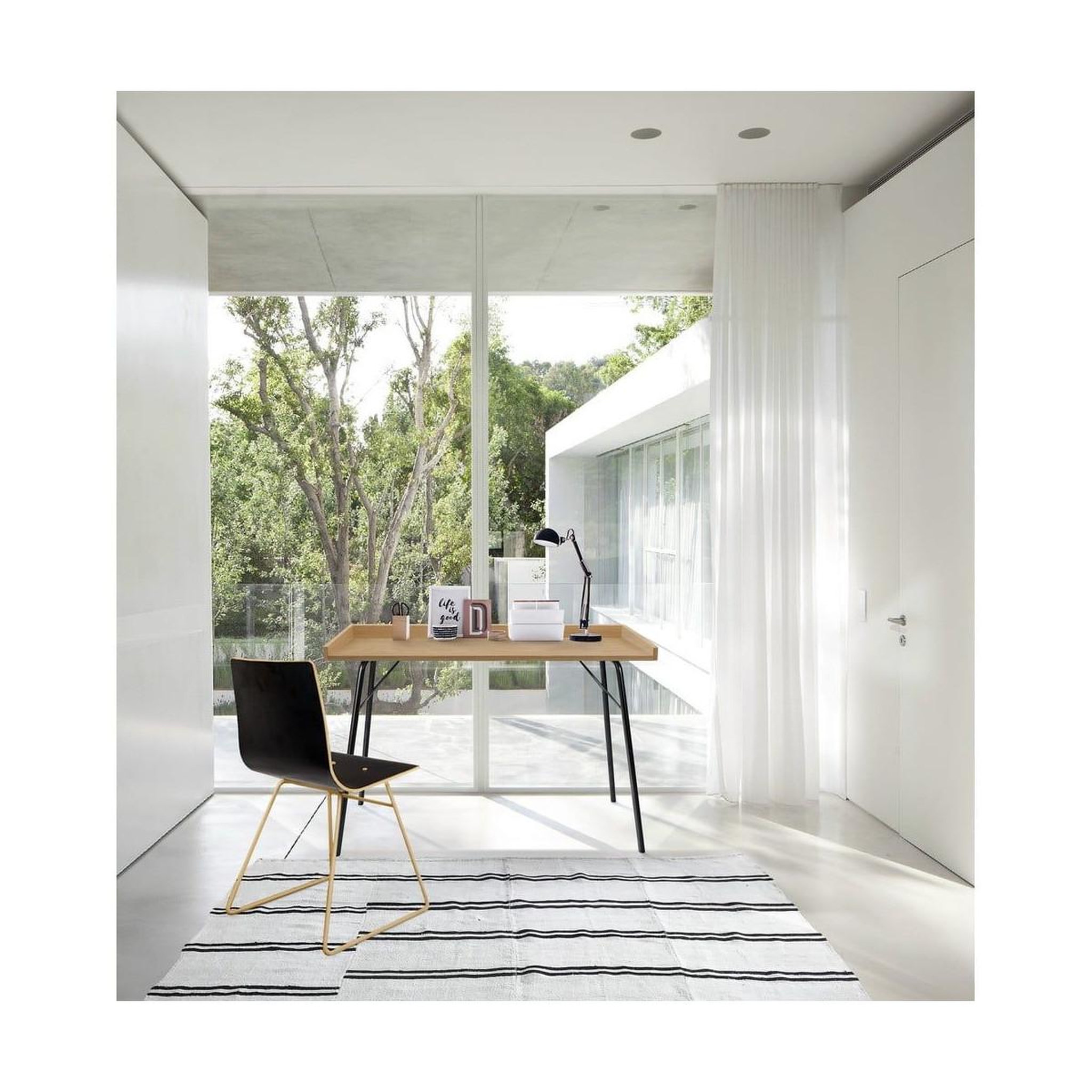 Voir la diapositive 2 : Paris Prix Bureau design en bois  rayburn  115cm naturel