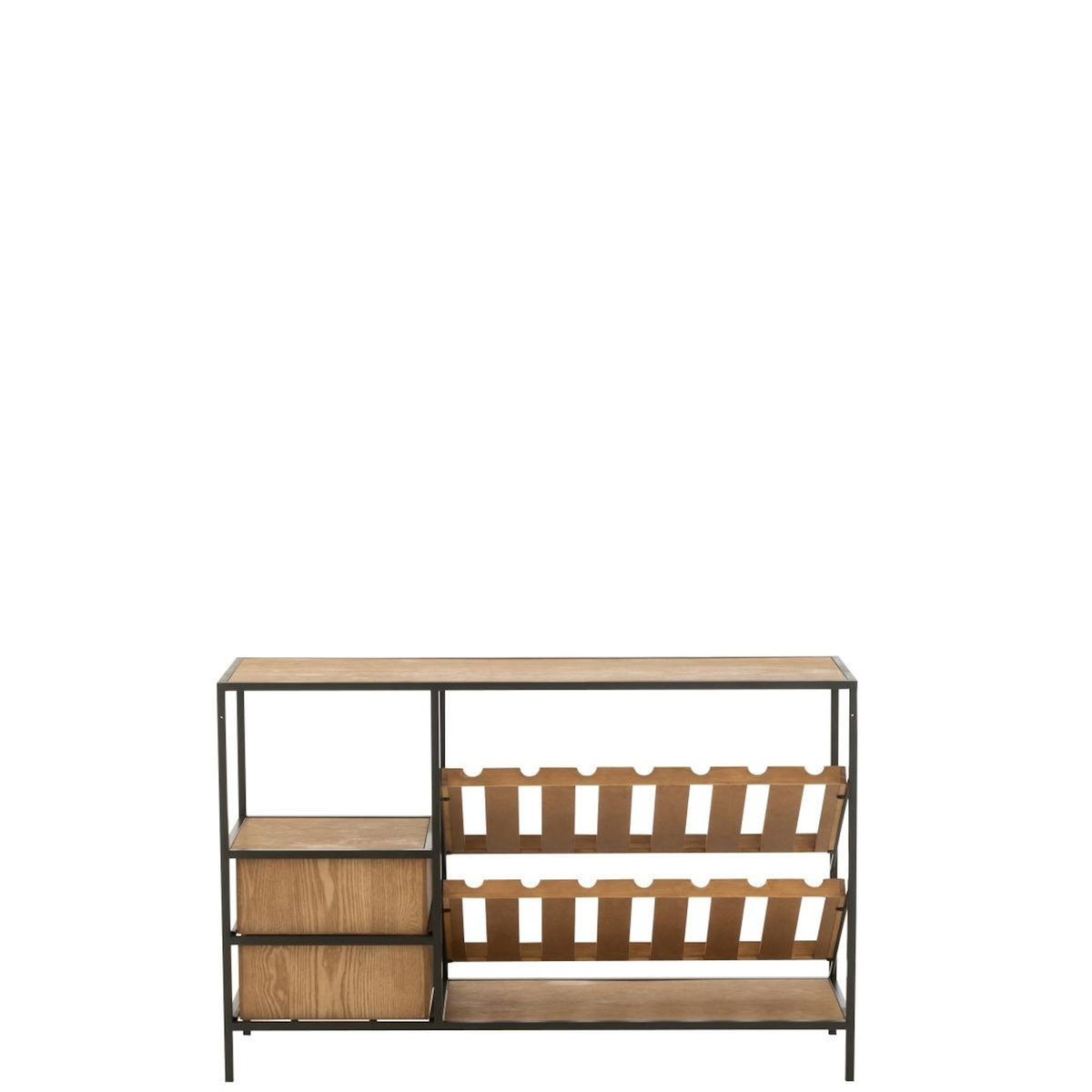 Paris Prix Meuble de Bar 14 Bouteilles  Wine  120cm Naturel