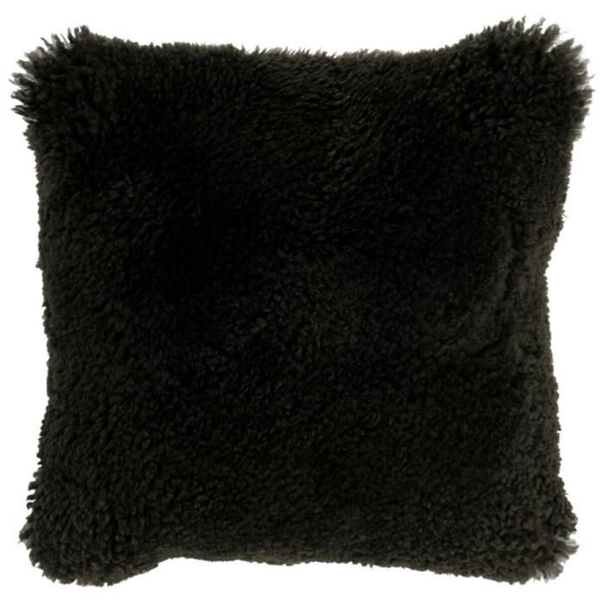 Paris Prix Coussin Déco  Peau de Mouton  40x40cm Vert