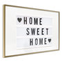 Voir la diapositive 1 : Paris Prix Affiche Murale Encadrée  There is No Place Like Home