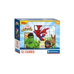 CLEMENTONI Clementoni Block Puzzle Spidey and His Amazing Friends, 12pcs. 41198