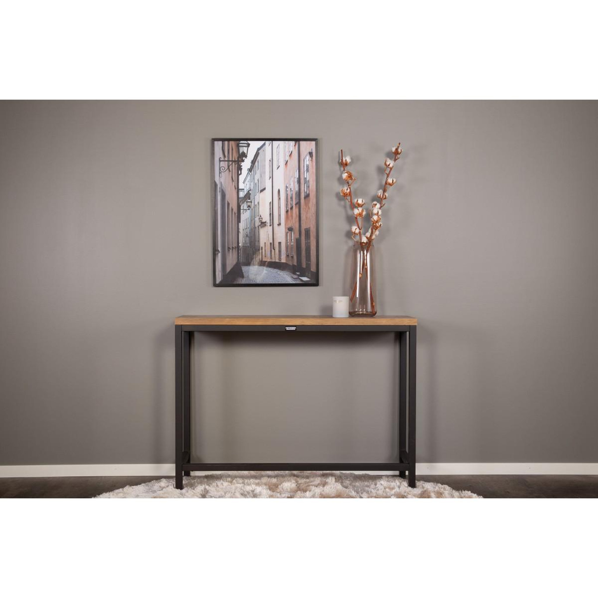 Voir la diapositive 4 : Paris Prix Console design  rise  110cm naturel & noir