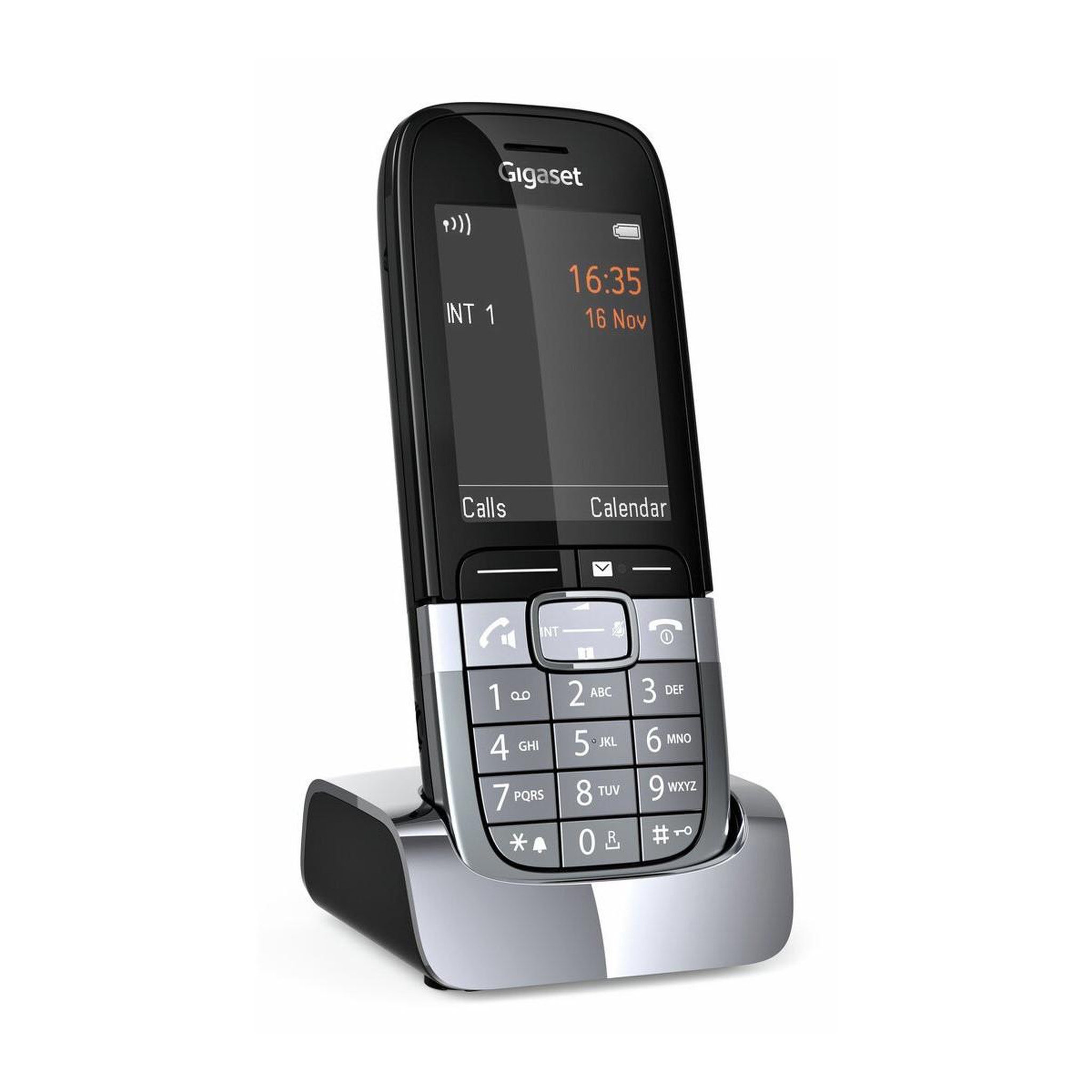 Voir la diapositive 2 : GIGASET Gigaset SL850H Pro Téléphone DECT Identification de l'appelant Titane