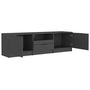 Voir la diapositive 5 : VIDAXL Meuble TV Noir 140x35x40 cm Bois d'ingenierie