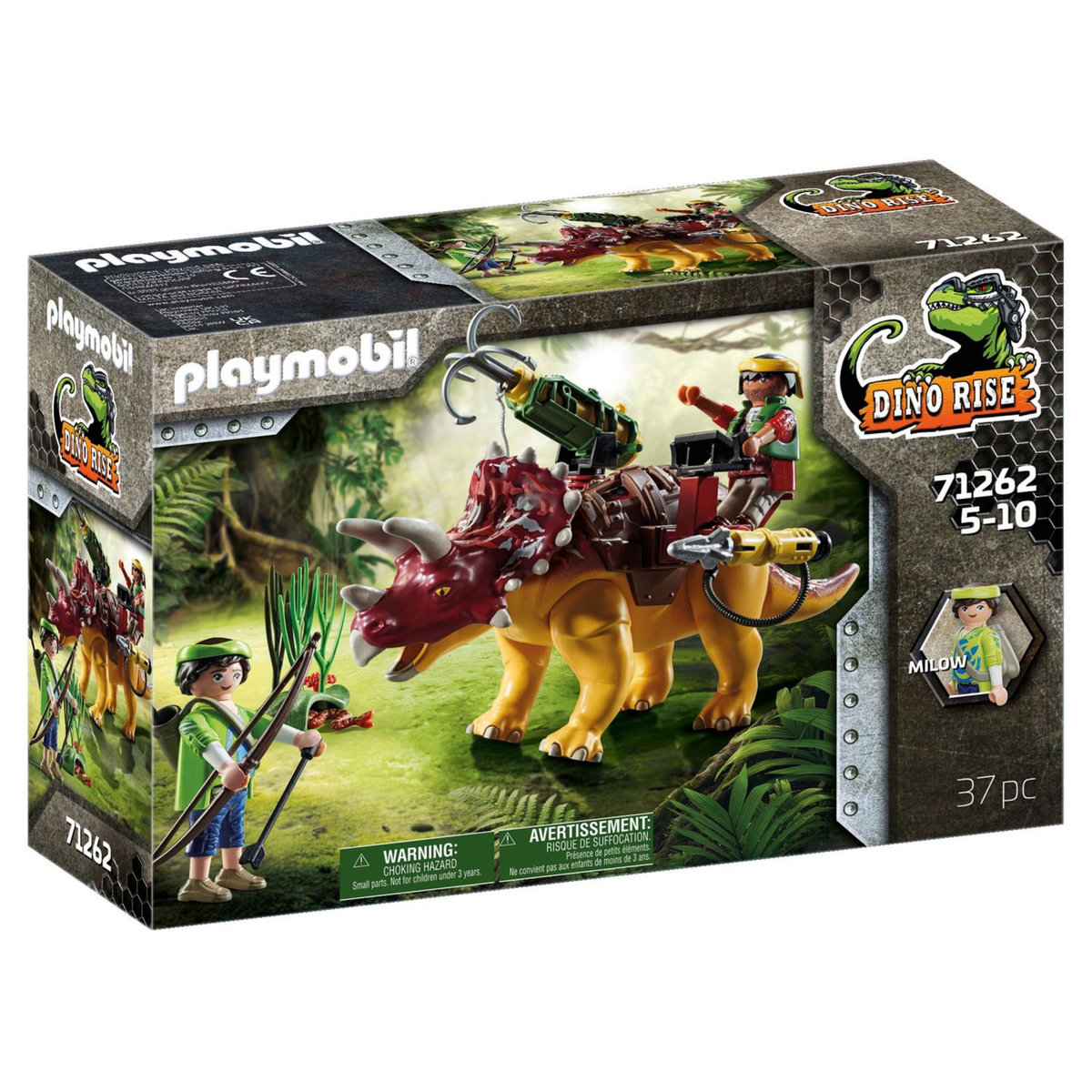 PLAYMOBIL 71262 Triceratops et soldats 
