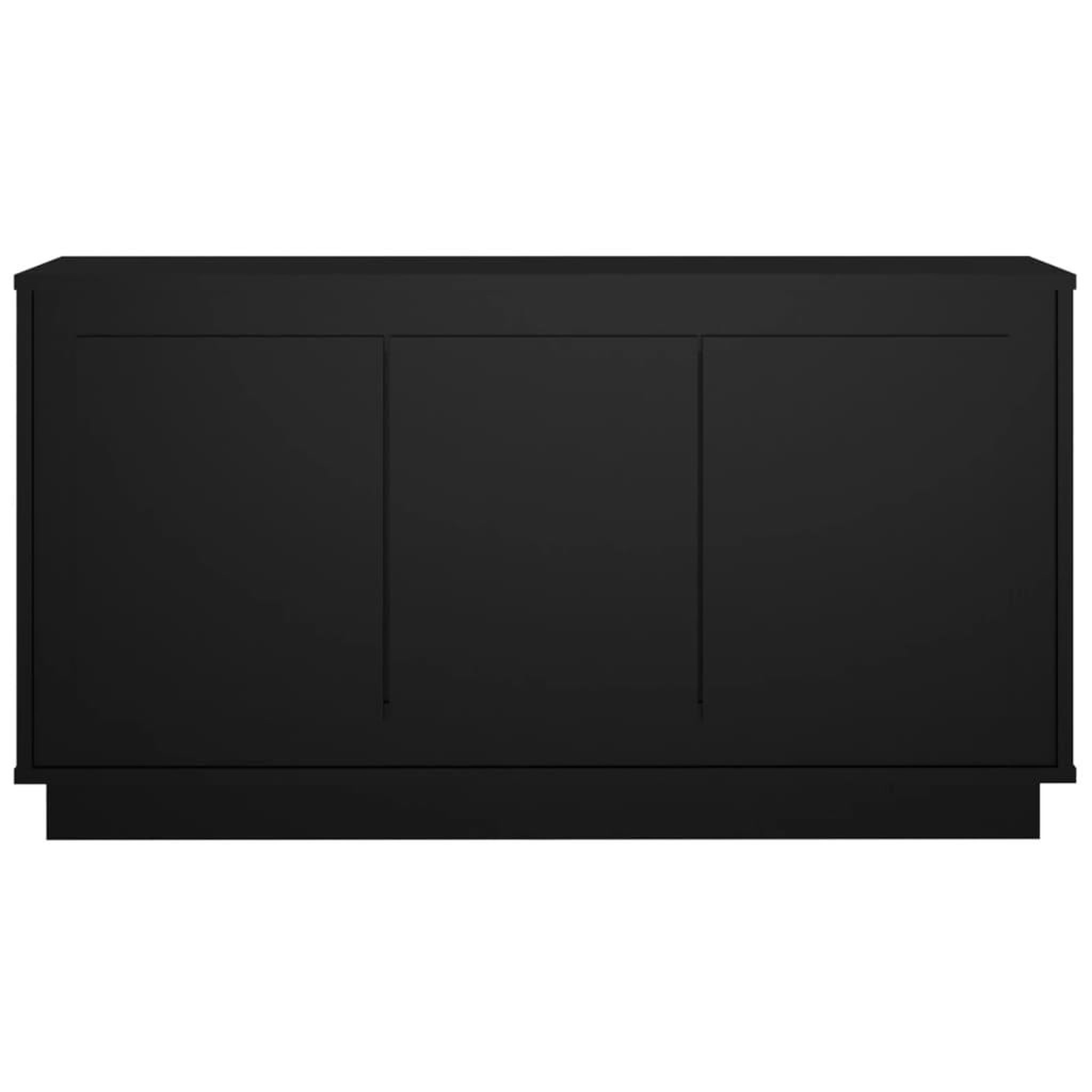 Voir la diapositive 5 : VIDAXL Buffet noir 102x35x55 cm bois d'ingenierie