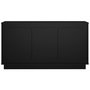 Voir la diapositive 5 : VIDAXL Buffet noir 102x35x55 cm bois d'ingenierie