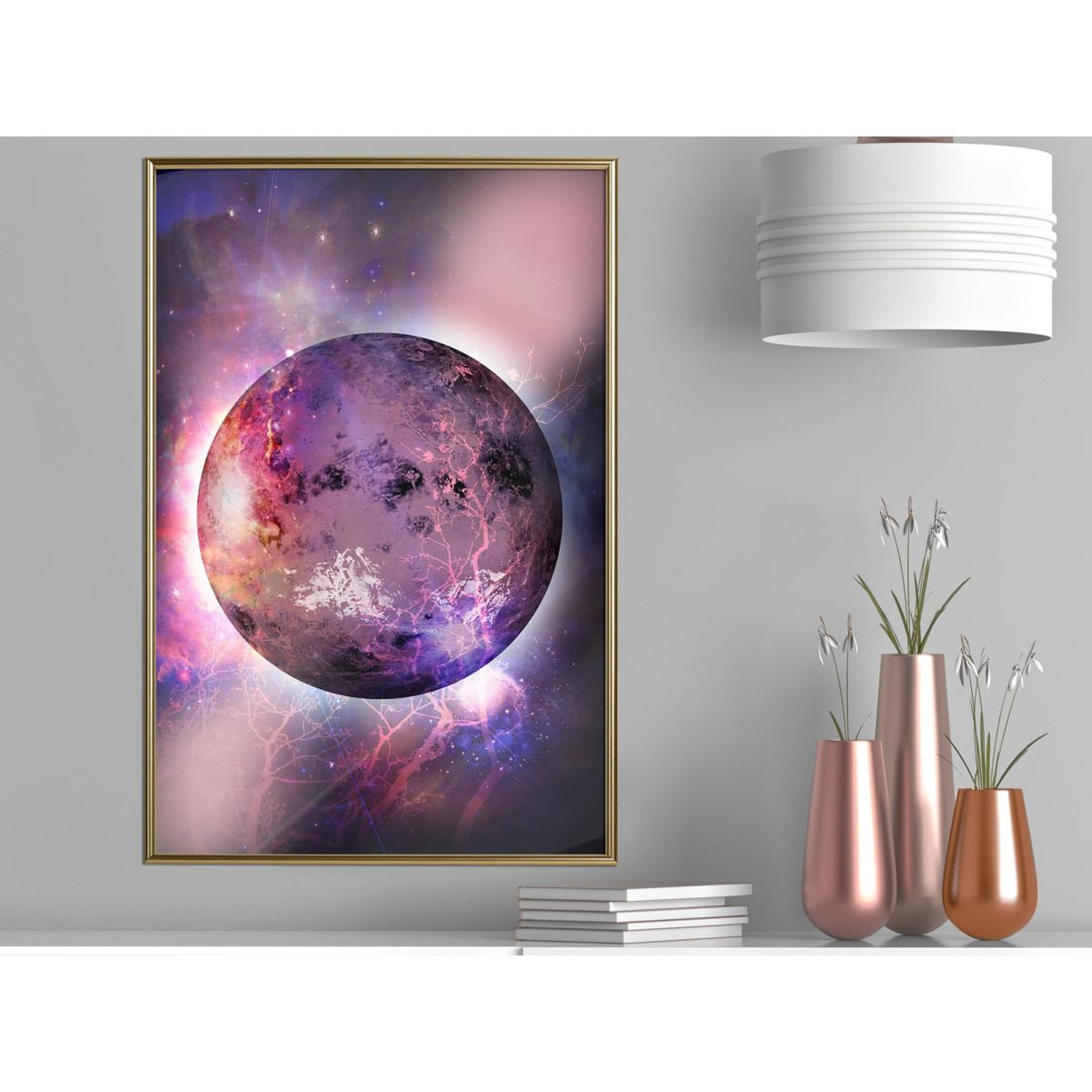 Voir la diapositive 2 : Paris Prix Affiche murale encadrée  mysterious celestial body