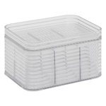 FIVE Boîte Organiseur 6 Compartiments  Plastor  15cm Transparent