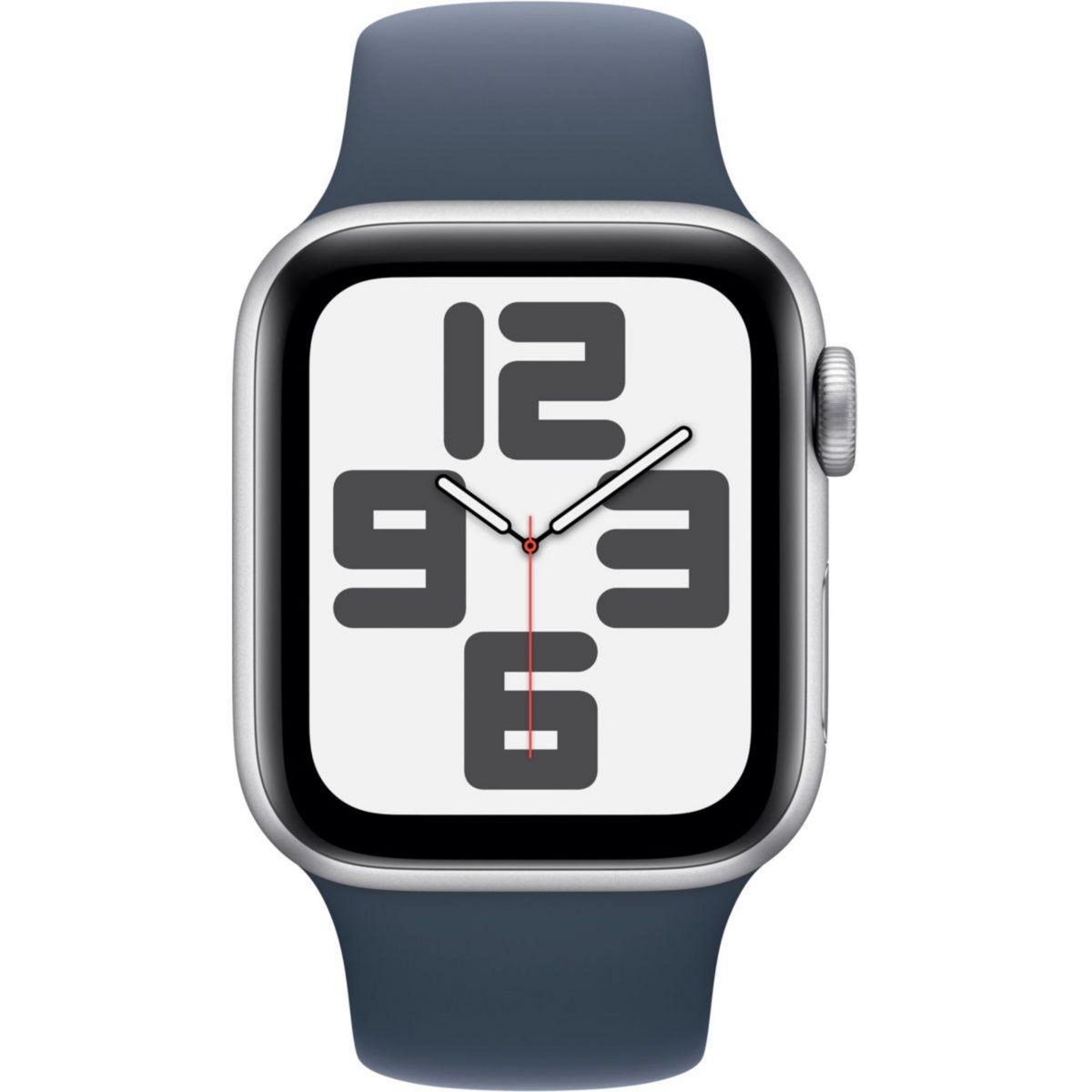 APPLE Montre connectée SE 40mm Alu/Argent Bleu Orage S/M cellular 2023
