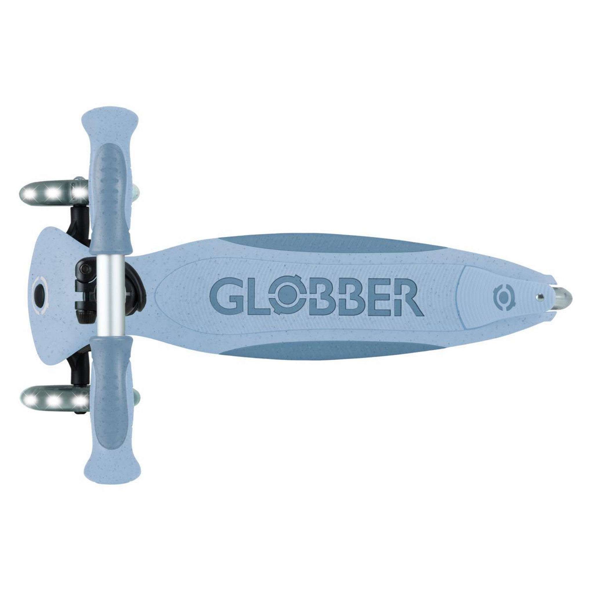 Voir la diapositive 2 : Globber Trottinette Go Up Deluxe Lights Eco-Logic 360° Bleu