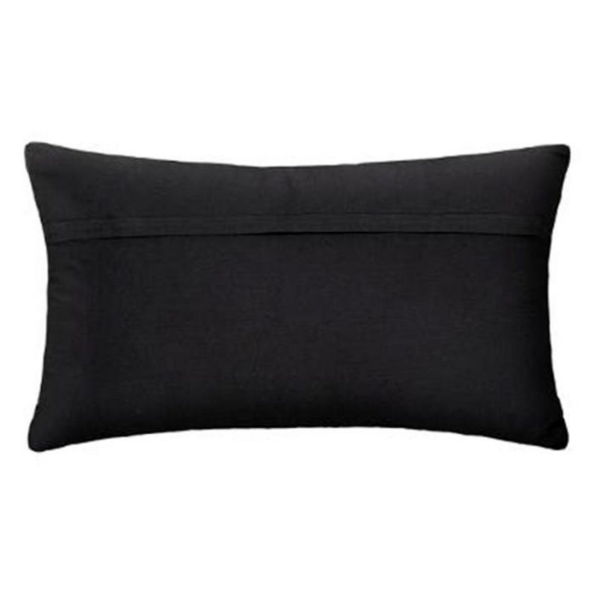 ATMOSPHERA Coussin Déco  Jacquard Shine  39x59cm Noir