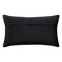 Voir la diapositive 2 : Paris Prix Coussin Déco  Jacquard Shine  39x59cm Noir