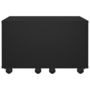 Voir la diapositive 5 : VIDAXL Table basse noir 60x60x38 cm bois d'ingenierie