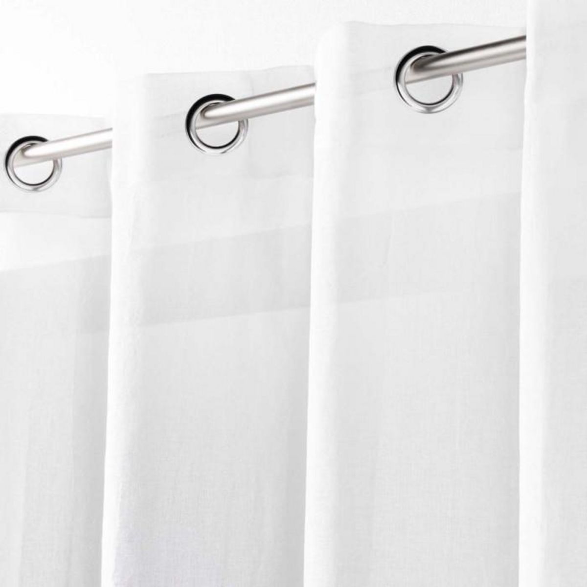 Paris Prix Rideau Voilage  Telma  140x280cm Blanc