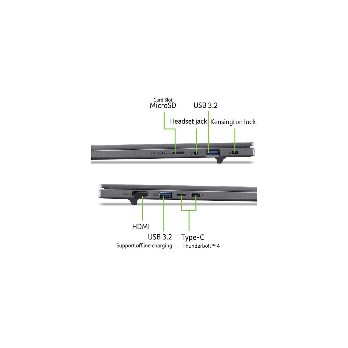 ACER Ordinateur portable Aspire 16 AI A16-52M-996G Copilot +