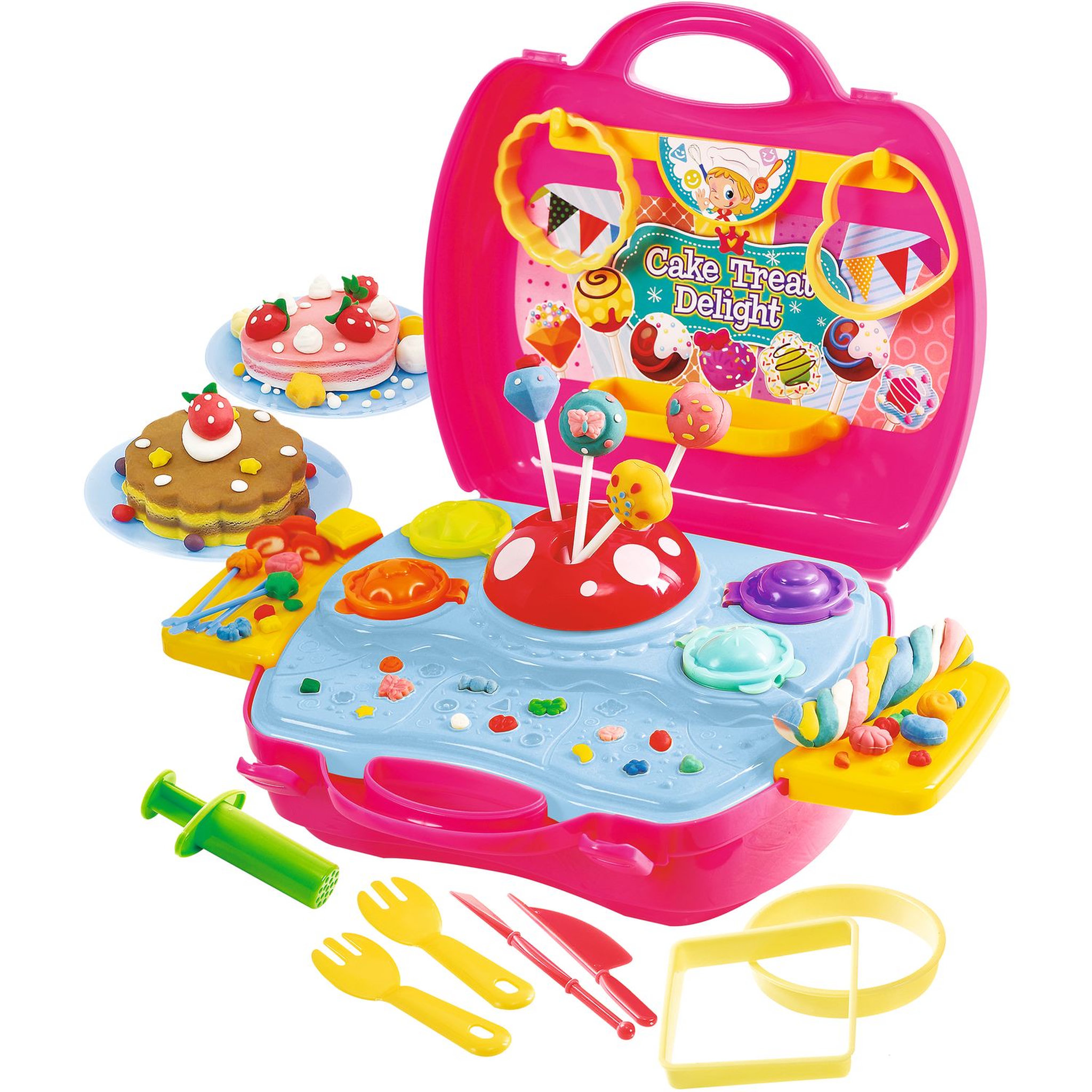 Voir la diapositive 3 : One Two Fun Valise pâte à modeler gâteau