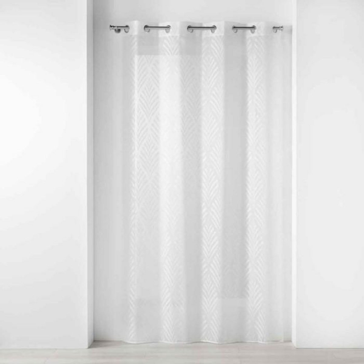 Paris Prix Rideau Voilage à Œillets  Poesia  140x280cm Blanc