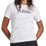 G-Star Raw T-shirt  Femme G-Star Raw Anglaise Graphic Raw. Coloris disponibles : Blanc