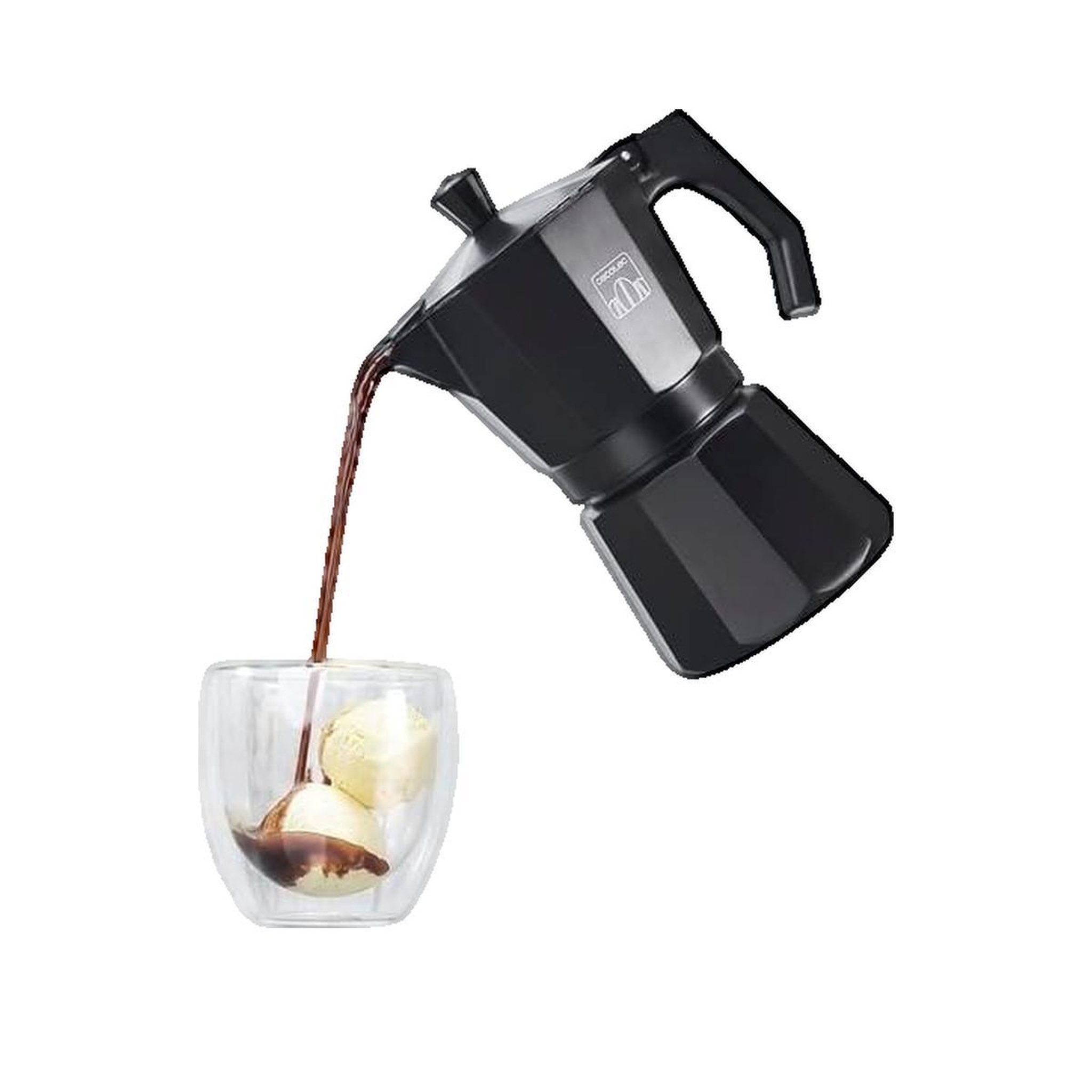 Voir la diapositive 3 : CECOTEC Machine à expresso Cecotec Mokclassic 900 Black capacité 450 ml