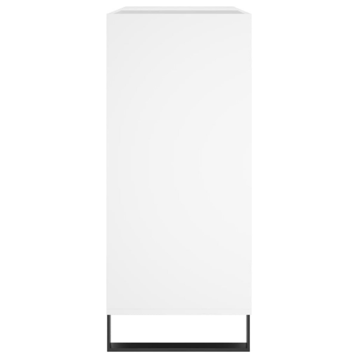 VIDAXL Armoire a disques blanc 84,5x38x89 cm bois d'ingenierie