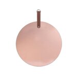 The Home Deco Factory Miroir cuivre rose avec anse rond