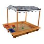 Voir la diapositive 6 : Kidkraft Bac à sable d'extérieur avec tonnelle - Bois - H1.32m - AUVENT 
