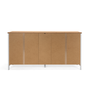 Voir la diapositive 4 : CONCEPT USINE Buffet scandinave avec rangements 180cm SKADAR