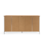 Voir la diapositive 4 : CONCEPT USINE Buffet scandinave avec rangements 180cm SKADAR