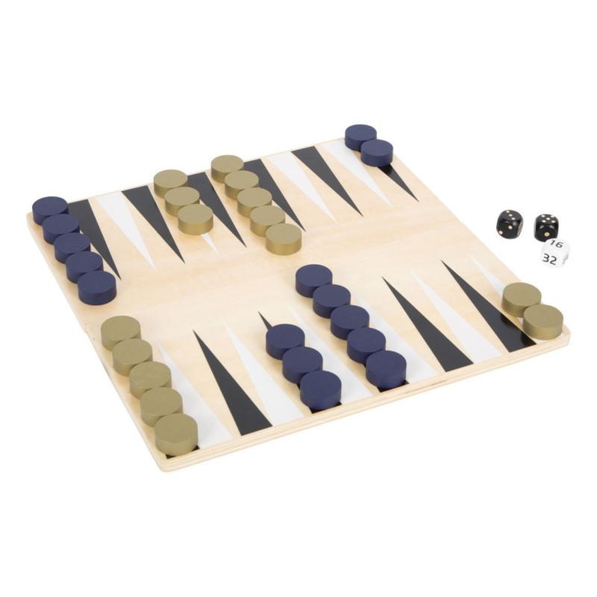 Voir la diapositive 3 : SMALL FOOT Small Foot - Chess and Backgammon Game (Golden Edition) 12222