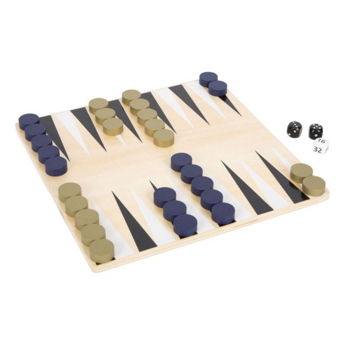 SMALL FOOT Small Foot - Chess and Backgammon Game (Golden Edition) 12222