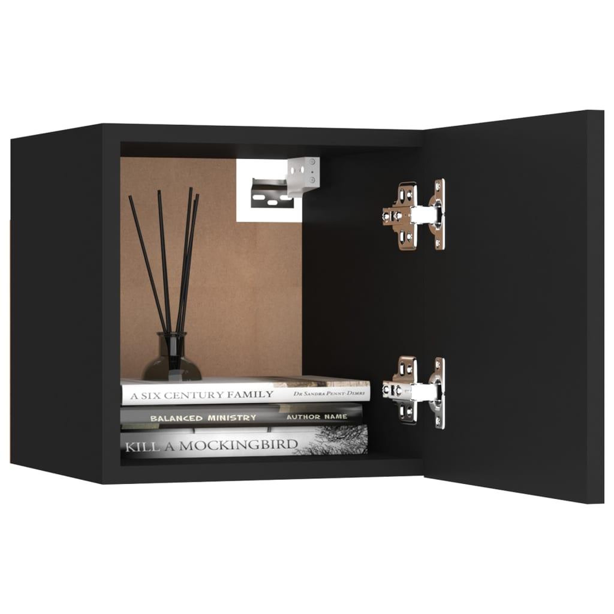 Voir la diapositive 5 : VIDAXL Ensemble de meubles TV 6 pcs Noir Bois d'ingenierie