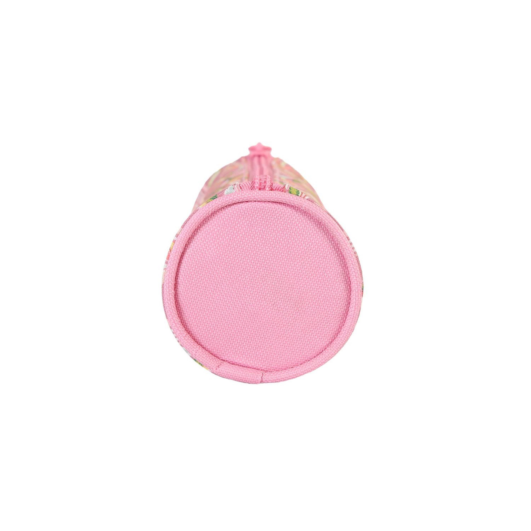 Voir la diapositive 3 : Bagtrotter Offshore - Trousse ronde rose palmiers - Bagtrotter