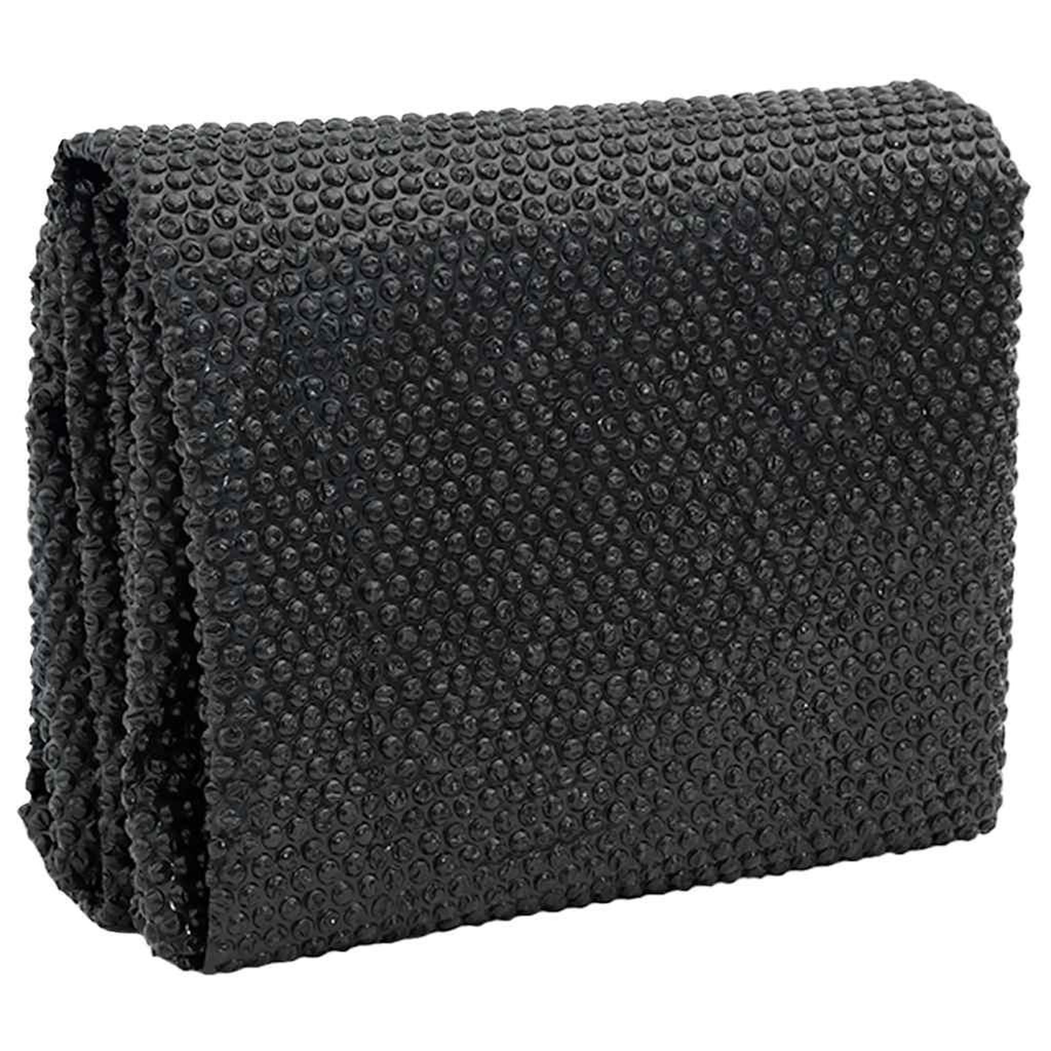 Voir la diapositive 2 : VIDAXL Film solaire de piscine flottant PE 500x300 cm Noir et bleu