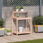 Voir la diapositive 3 : VIDAXL Table de rempotage avec etageres bois massif de douglas