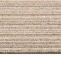 VIDAXL Dalles de tapis de sol 20 pcs 5 m^2 50x50 cm Beige raye