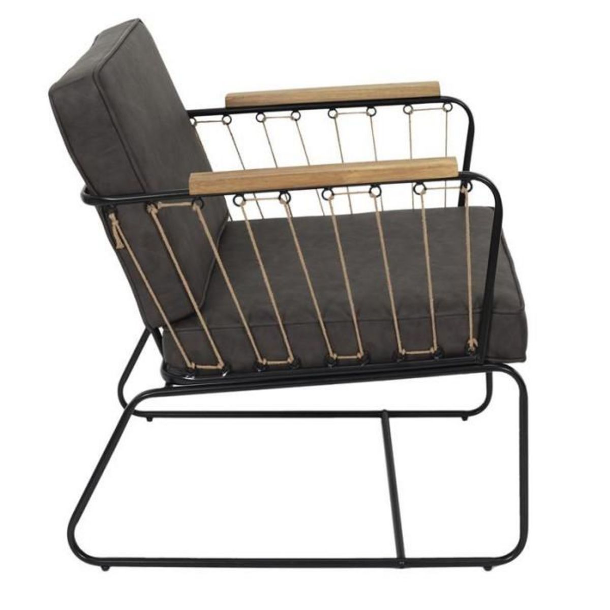 Paris Prix Fauteuil Design  Benson  79cm Marron