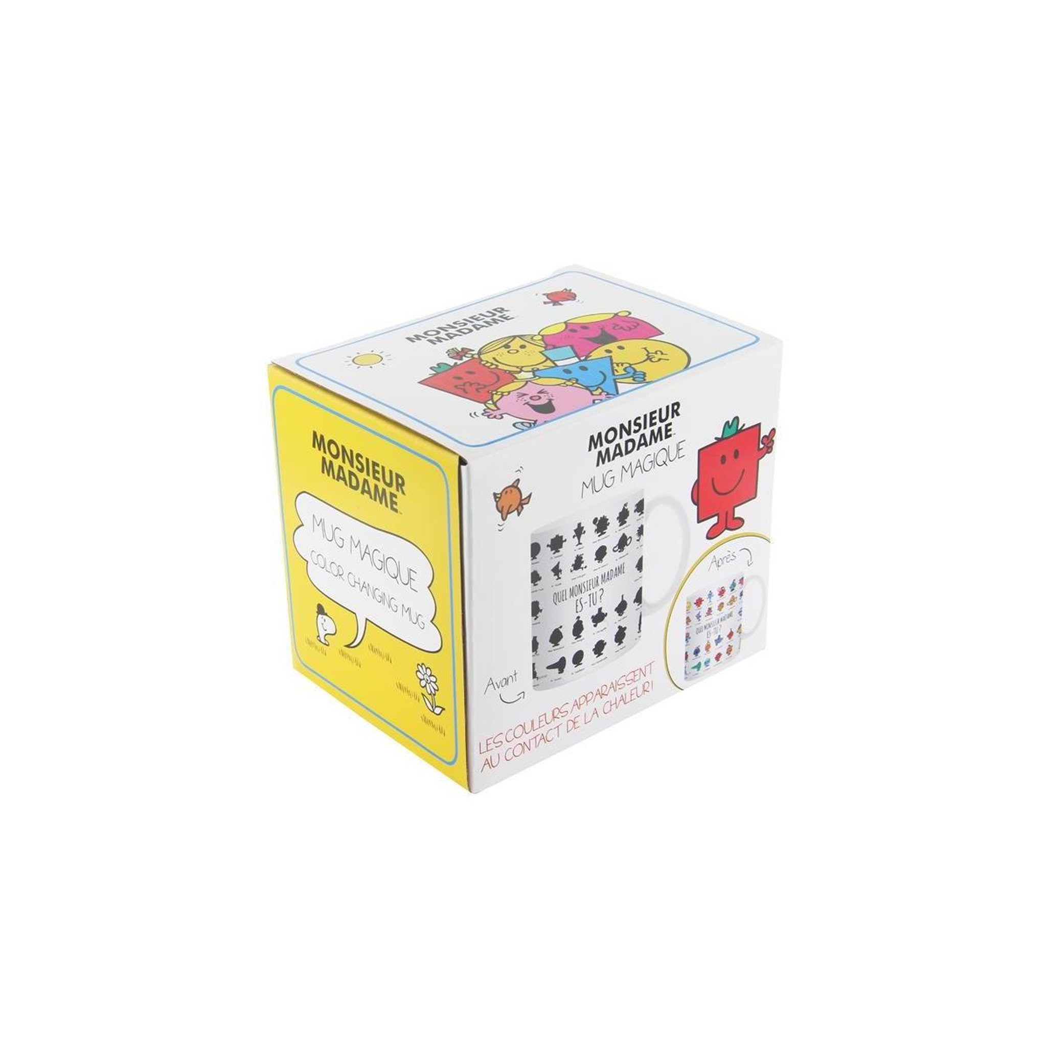 Voir la diapositive 5 : The Home Deco Factory Mug magique  monsieur & madame®  12cm blanc