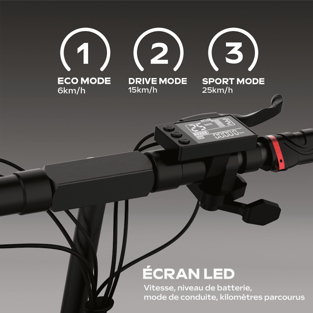 URBANGLIDE UrbanGlide E-Cross Pro BOOST 2 – Trottinette électrique 10  2x800W 50km