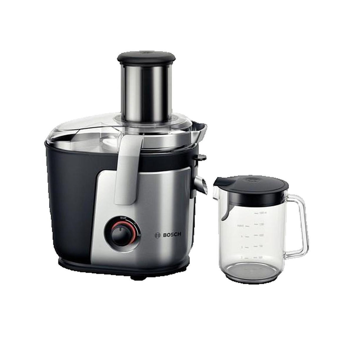 BOSCH Centrifugeuse Bosch MES4000GB avec moteur 1000 watts et tube d'alimentation XXL