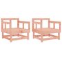 Voir la diapositive 2 : VIDAXL Chaises de jardin lot de 2 cm bois massif douglas