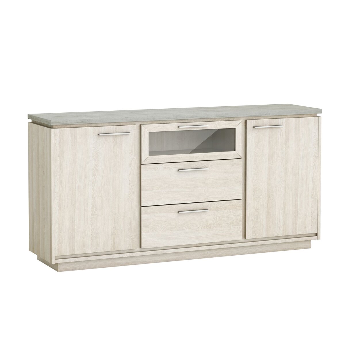 Enfilade 3 portes 2 tiroirs L184cm CITY